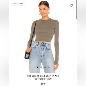 Cotton citizen cropped long sleeve